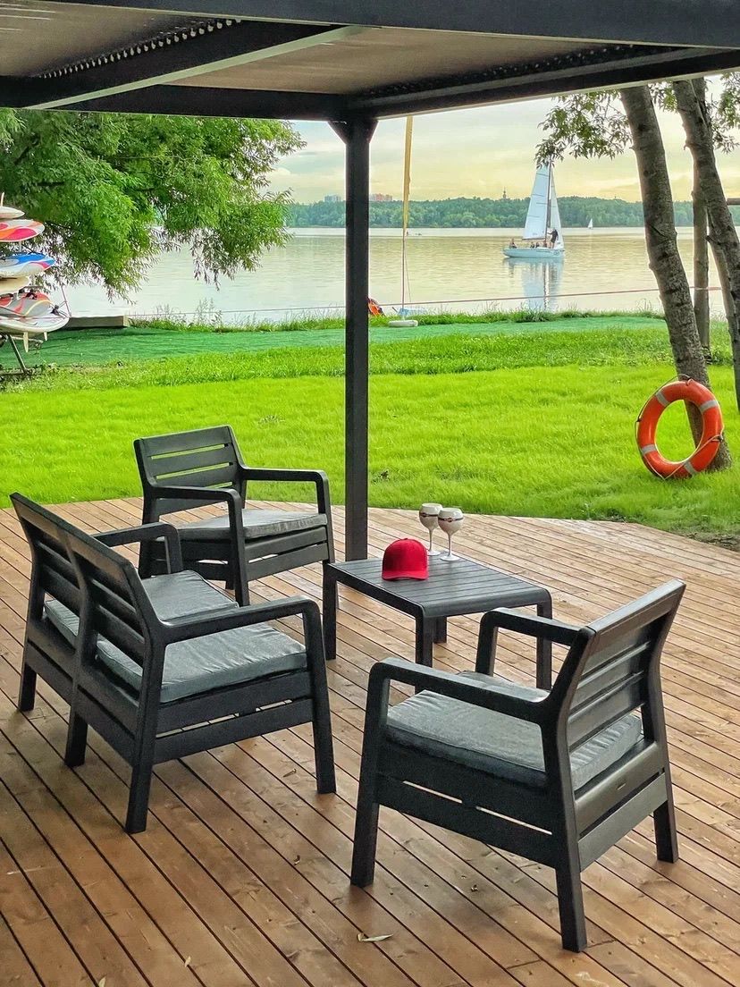 Летняя терраса «Малая терраса с беседкой (Pro-veter)» – фото №2